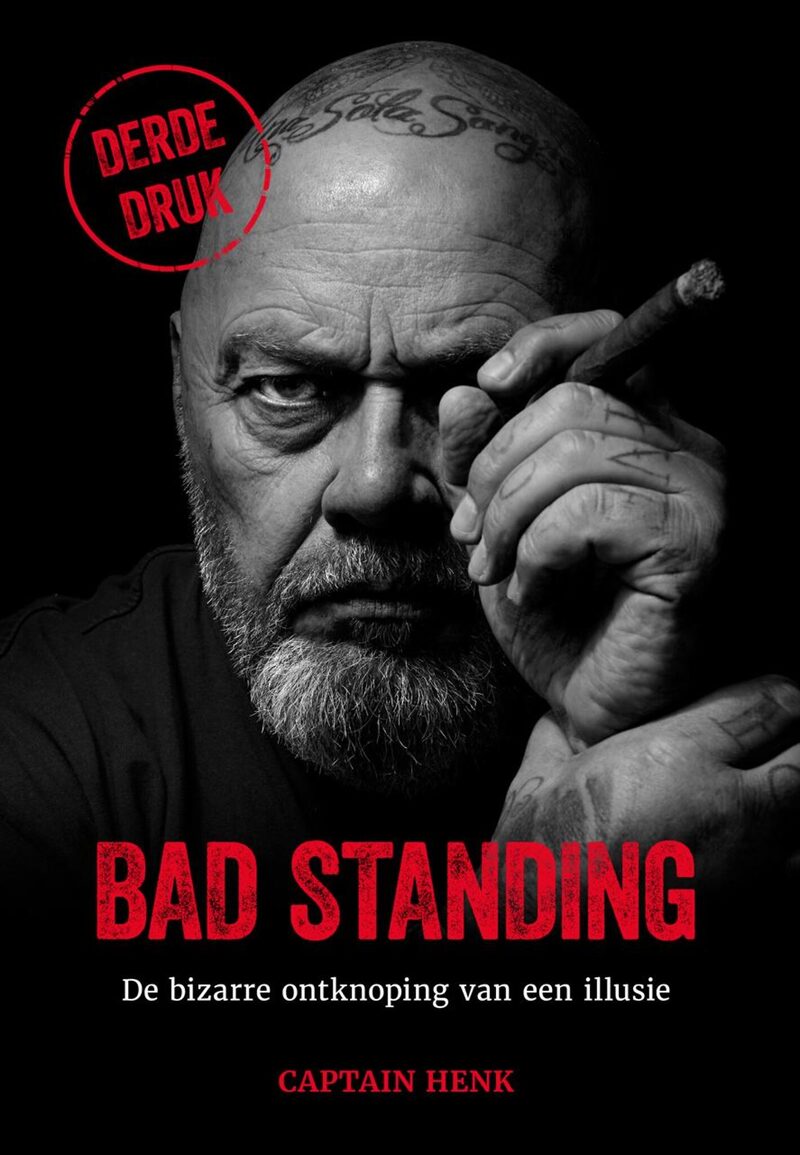 Omslag van Bad Standing, de bizarre ontknoping van een illusie, door Captain Henk Kuipers